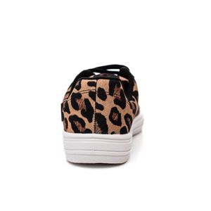 Tênis Moleca Casual Feminino Tecido Onça 5796.105.29463 Animal Print