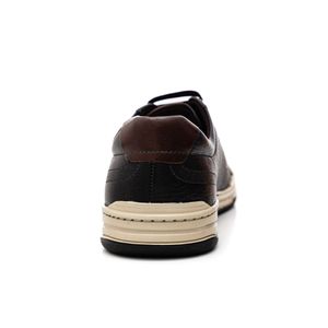Tênis Democrata Denim Jay Masculino Couro 151401-001 Preto