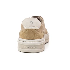 Tênis Democrata Denim Wide Masculino Couro 240801-009 Off-White