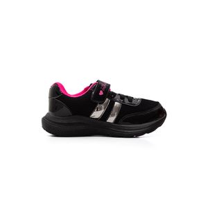 Tênis Jet Kids Casual Juvenil Menina Velcro 63.018-226 Preto