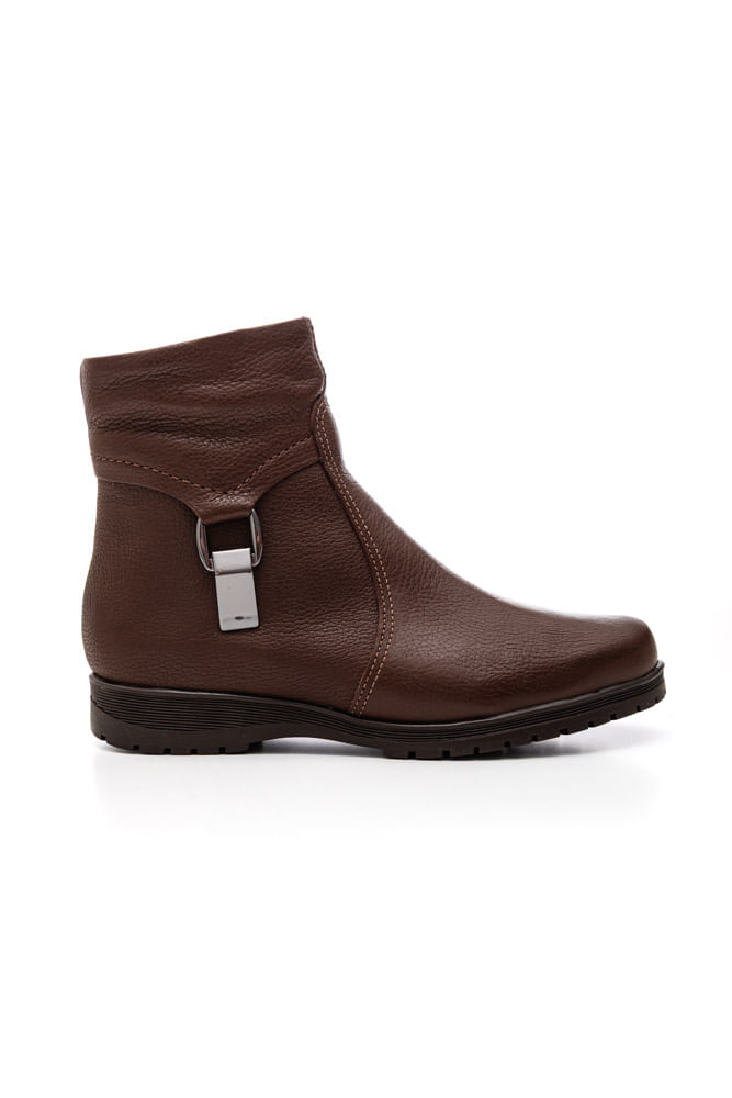 Bota-Bottero-Cano-Baixo-Rasteira-Feminina-Couro-369202-Marrom