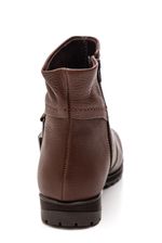Bota-Bottero-Cano-Baixo-Rasteira-Feminina-Couro-369202-Marrom