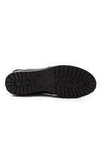 Bota-Bottero-Cano-Baixo-Rasteira-Feminina-Couro-369202-Preto