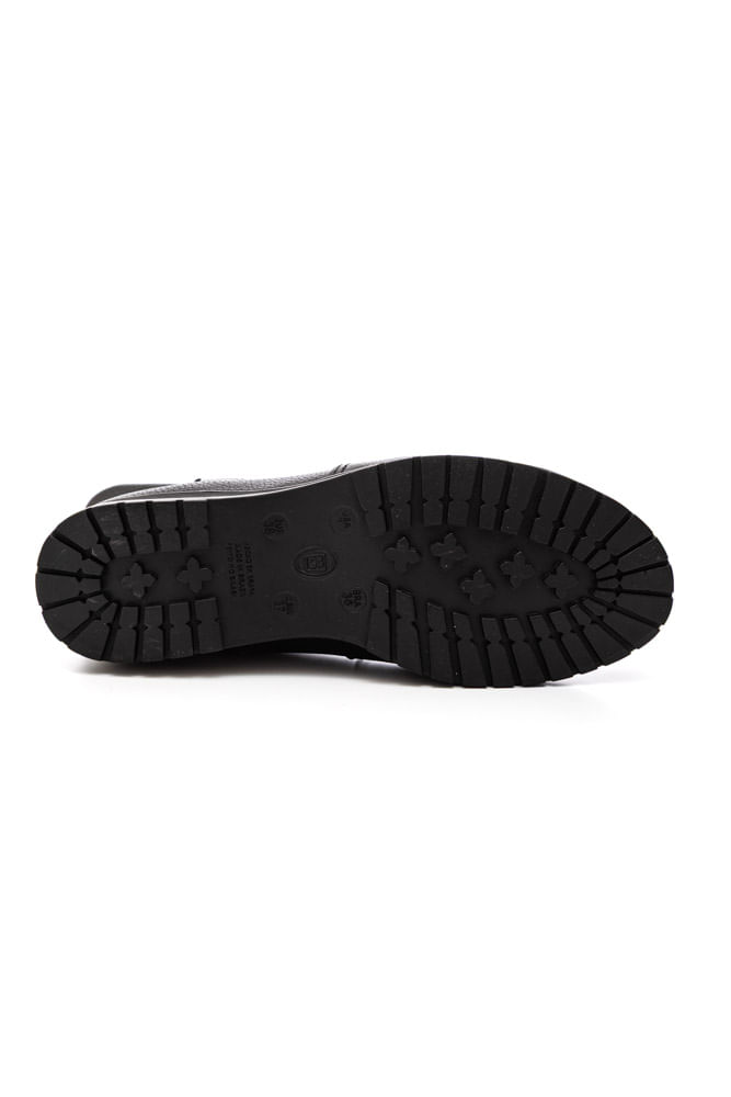 Bota-Bottero-Cano-Baixo-Rasteira-Feminina-Couro-369202-Preto