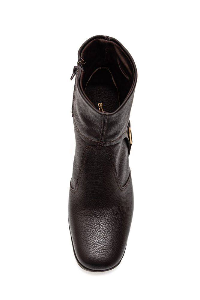 Bota-Bottero-Cano-Baixo-Feminina-Couro-361807-Marrom