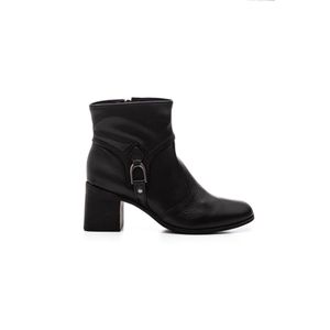 Bota Bottero Cano Baixo Feminina Couro 361807 Preto