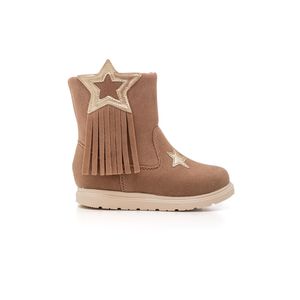 Bota Pekilili Cano Médio Infantil Menina Gaspea 084.006.014 Nude
