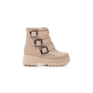 Bota Pekilili Coturno Juvenil Menina Trio De Fivelas 126.115.099 Off-White