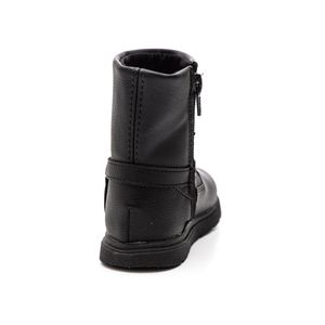 Bota Pekilili Cano Médio Infantil Menina Tira Strass 084.005.002 Preto