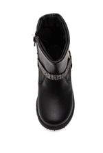 Bota-Pekilili-Cano-Medio-Infantil-Menina-Tira-Strass-084.005.002-Preto-