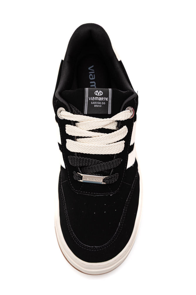 Tenis-Via-Marte-Street-Feminino-Sola-Caixa-233-004-06-Preto