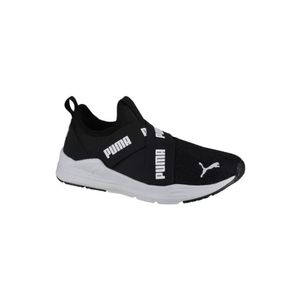 Tênis Puma Wired Run Wns Bdp Juvenil Menina Slip On 385201 04 Preto