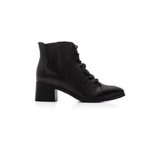 Bota Bottero Cano Baixo Feminina Em Couro 369005 Preto