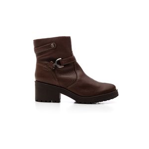 Bota Bottero Cano Baixo Feminina Em Couro 34910 Marrom