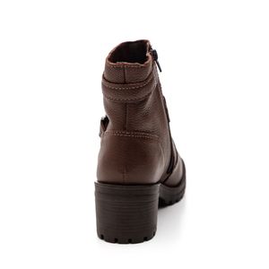 Bota Bottero Cano Baixo Feminina Em Couro 34910 Marrom