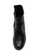 Bota-Bottero-Cano-Baixo-Feminina-Em-Couro-34910-Preto
