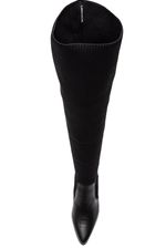 Bota-Bottero-Cano-Alto-Dobravel-Feminina-Over-Knit-360309-Preto-