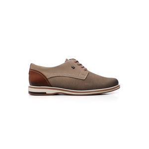 Sapato Casual Pegada Masculino Em Couro 125113-05 Bege