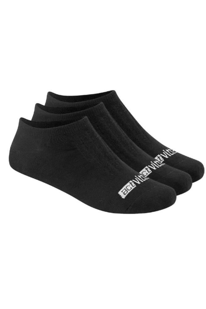 Kit-Actvitta-3-Pares-De-Meias-Invisivel-Algodao-Unissex---4999.2-Preto