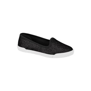 Sapatilha Molekinha Casual Juvenil Menina Com Glitter 2572.105 Preto