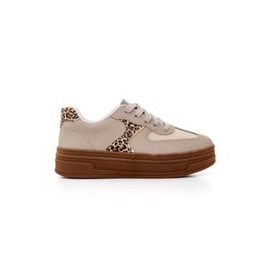 Tênis Beira Rio Casual Feminino Plataforma 4321.104 Cinza