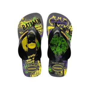 Chinelo Havaianas K Max Herois Infantil Menino 6808 Preto