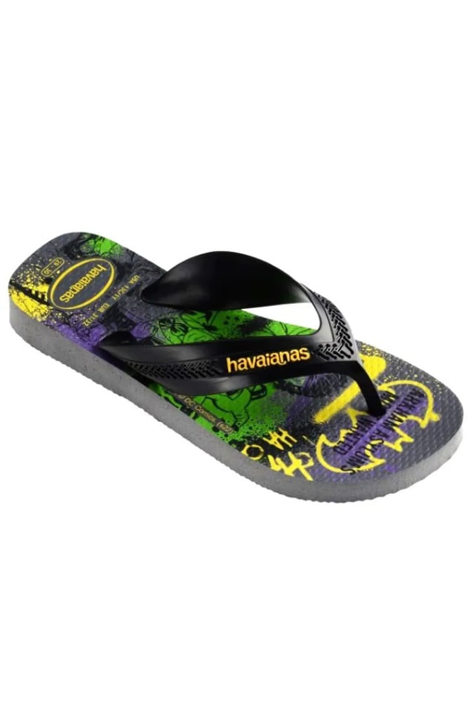 Chinelo-Havaianas-K-Max-Herois-Infantil-Menino-6808-Preto