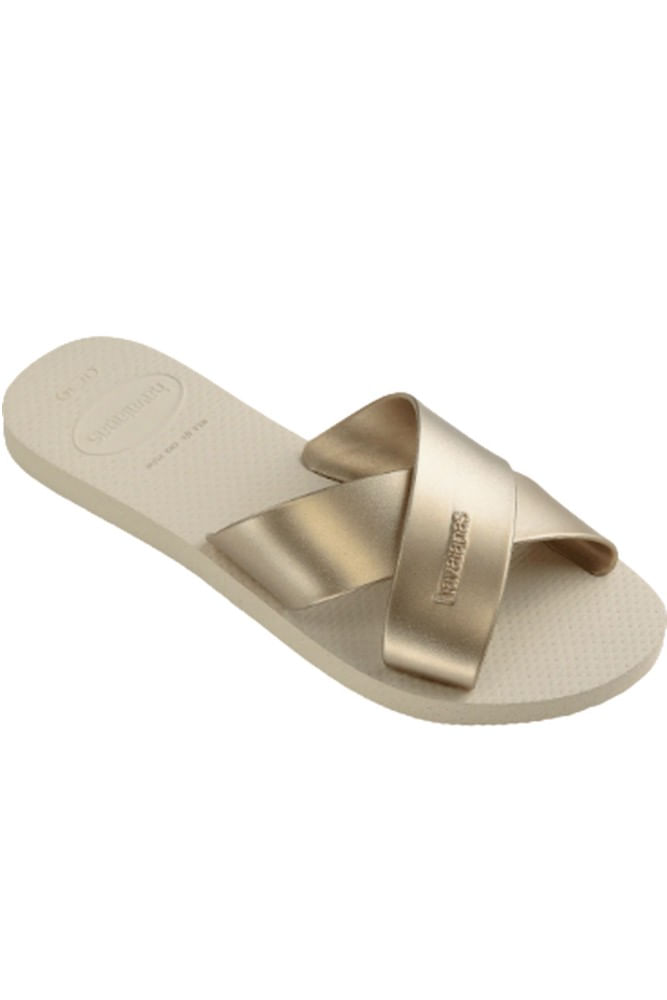 Chinelo-Havaianas-Aqua-Metallic-Off-White