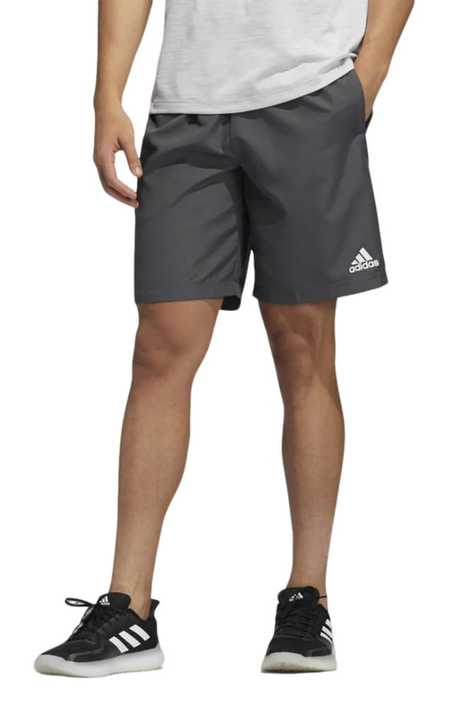 Shorts-Adidas-Malha-Plana-Aeroready-Masculino-Gl342-Cinza