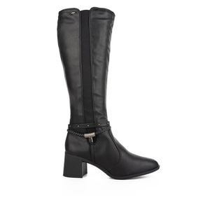 Bota Dakota De Cano Longo Feminina Ajuste Perfeito G9491n-01 Preto