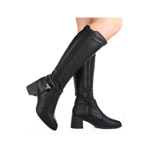 Bota Dakota De Cano Longo Feminina Ajuste Perfeito G9491n-01 Preto
