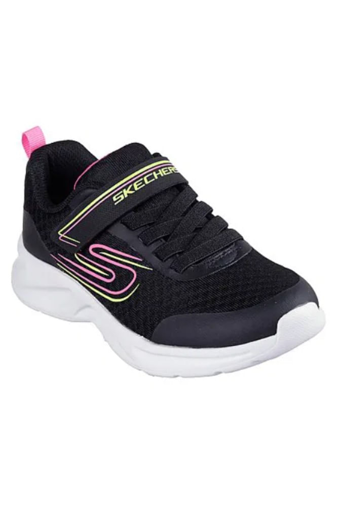 Tenis-Juvenil-Menina-Caminhada-303577l-Bkhp-Skechers-Preto