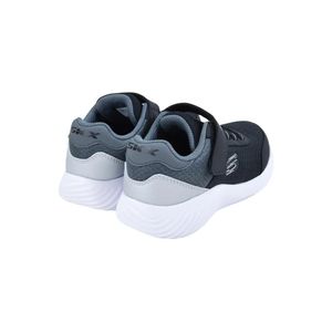 Tênis Skechers Bonder Juvenil Menino Velcro 403908l-Bksl Preto