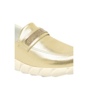 Tênis Piccadilly Mocassim Metalizado Feminino 970112 Ouro