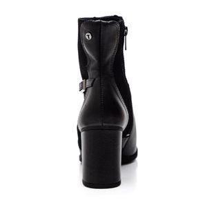 Bota Tanara Cano Baixo Feminina Em Couro T8921-02 Preto