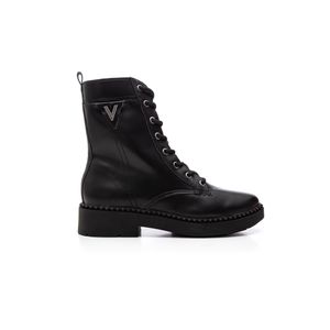 Bota Coturno Via Marte Feminina Tratorada Napa 251-003-01 Preto