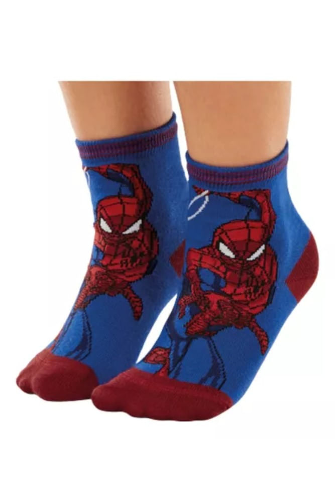 Meia Lupo Algodão Homem Aranha 02445-038 Sortido