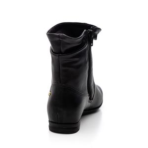 Bota Comfortflex Feminina Cano Curto 2591302-01 Preto