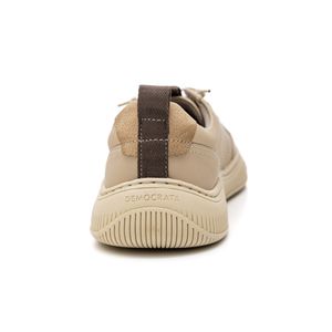 Sapatênis Democrata Denim Vibe Masculino Couro 625101-003 Off-White