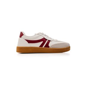 Tênis Chá De Mel Casual Feminino Camurça 10.007-01 Bordo