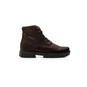 Bota Coturno Pegada Masculina Em Couro 181502-08 Marrom