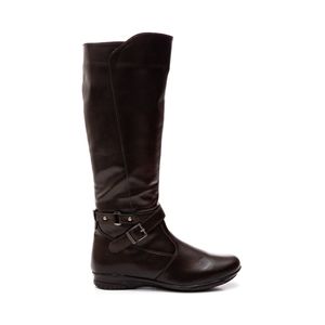 Bota Mooncity Cano Alto Feminina Montaria 71146 Marrom