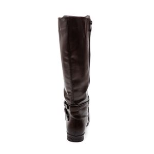 Bota Mooncity Cano Alto Feminina Montaria 71146 Marrom