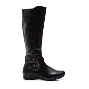 Bota Mooncity Cano Alto Feminina Montaria 71146 Preto