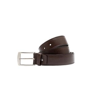 Cinto Estreito Fit Masculino Couro Democrata Cin0539fit-002 Marrom