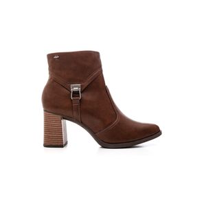 Bota Dakota Cano Curto Feminina Bico Fino Da783-04 Marrom