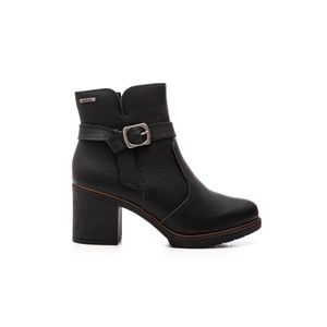 Bota Dakota Cano Curto Feminina Couro D0392-07 Preto