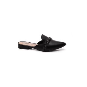 Sapatilha Mississipi Mule Feminina Bico Fino Mc963-04 Preto