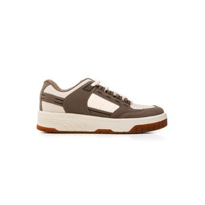 Tênis Mode On Casual Masculino Street 22570p Bege