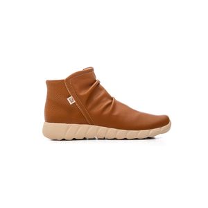 Tênis  Piccadilly Cano Médio Feminino Abotinado 970114 Caramelo
